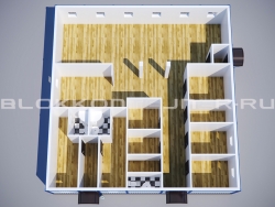 Модульная столовая из блок-контейнеров в Заводском